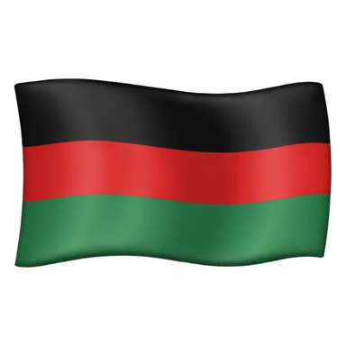 Pan African flag sticker