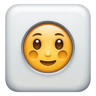 blue backround with a white sqware in the middle sticker