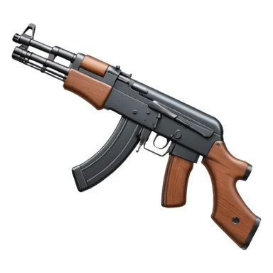 an ak47 with no stock sticker
