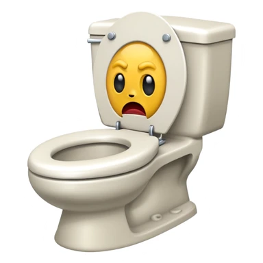 freaky skibidi toilet sticker