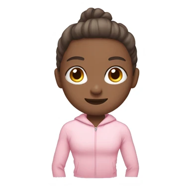 light pink gym clothes  sticker