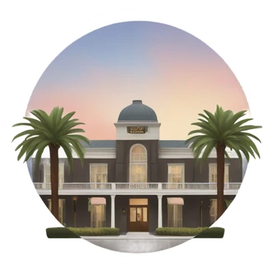 Soho house Austin log sticker