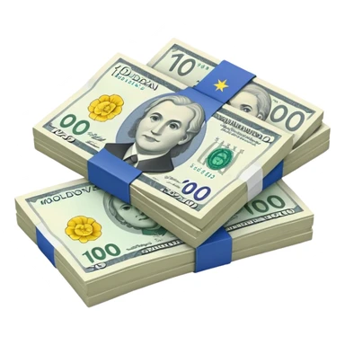 100 moldovan money sticker