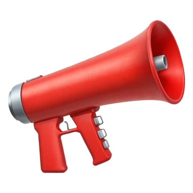 Megaphone sticker