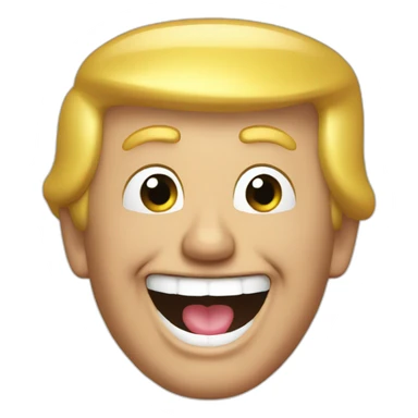 trump laughing  sticker