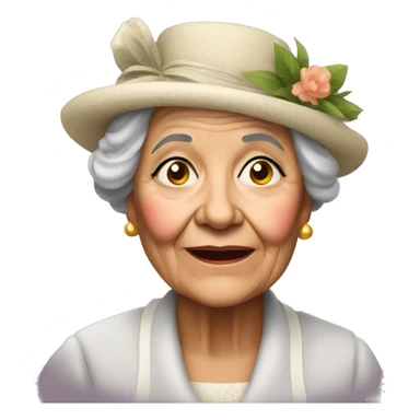 Grand mère voilée  sticker