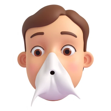 naso raffreddato, fai solo il naso sticker