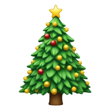 christmas tree sticker