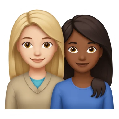 two sisters – Sonya and Taya they look different) sticker