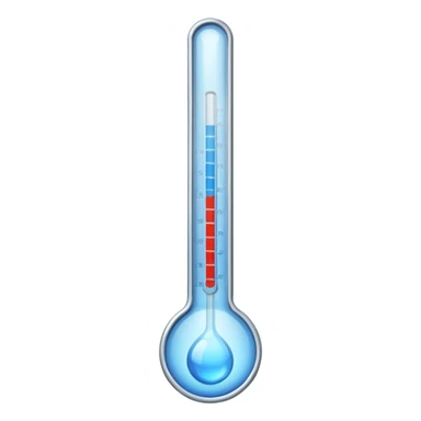 cold ice thermometer only blue color stick sticker
