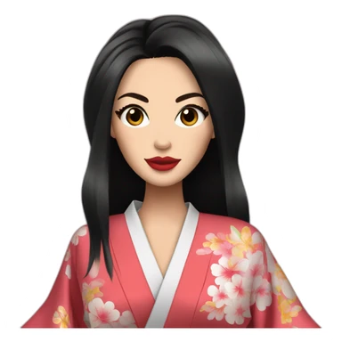 kimono in megan fox sticker
