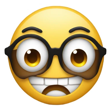 smiling with wink eye in distress  sticker