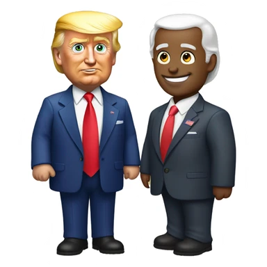 joe biden love donald trump sticker