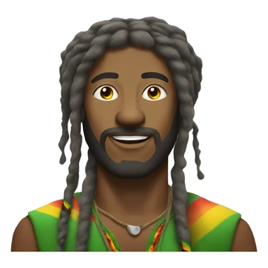 Rasta man  sticker