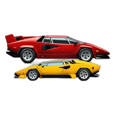 lamborghini countach sticker