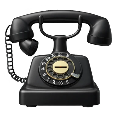 Rotary Telephone sticker
