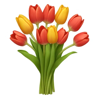 tulip bouquet  sticker