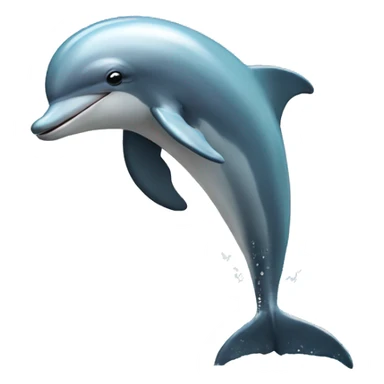 dolphin jumping sticker