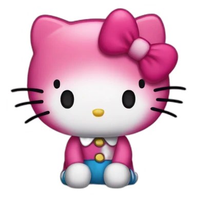 Hello kitty sad sticker