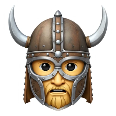 Viking helmet sticker