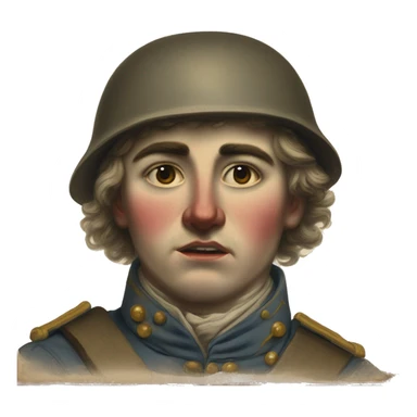 wounded British soldier 19th century sticker