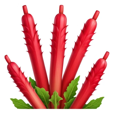 Rhubarb sticker