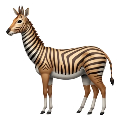 Zebra-Antelope-Impala-Gazelle-hybrid, full body sticker