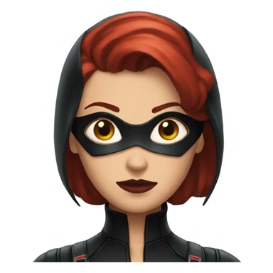 black widow marvel sticker