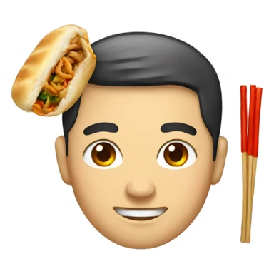 Chinese food sticker