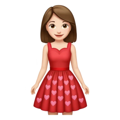 Vickie using hearts sticker