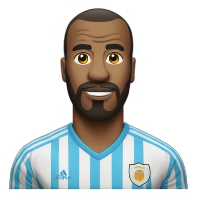 MR-T wearing argentinian soccer t-shirt sticker