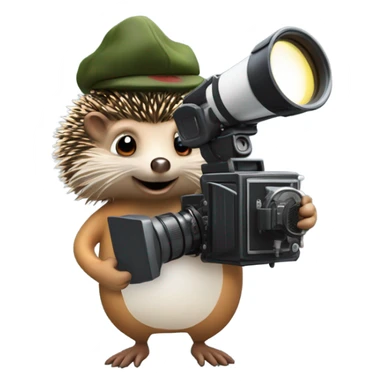 hedgehog movie director sticker
