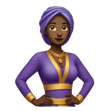 female genie emoji sticker