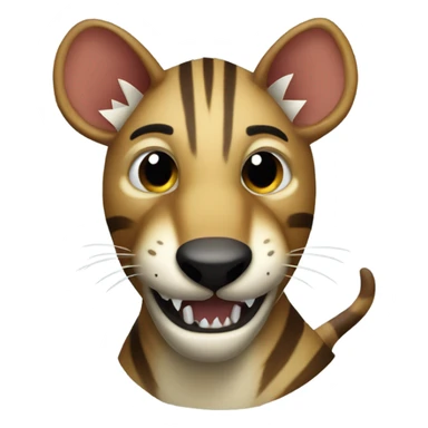 Tasmanian tiger thylacine sticker