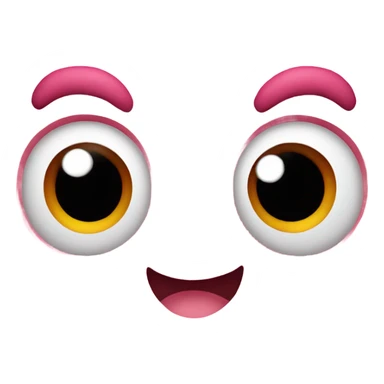 Kirby big ass eyes  sticker
