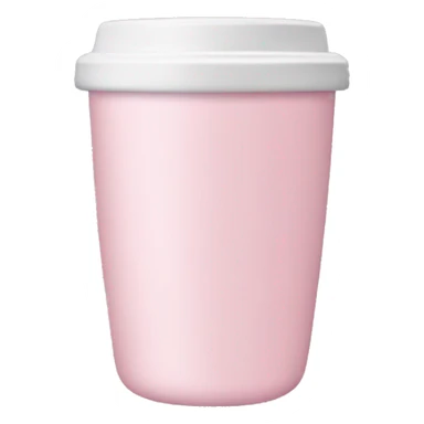 Light pink tumbler without face sticker
