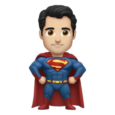 Henry cavill as superman sticker