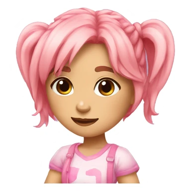 chiby girl streamer hype cool sticker