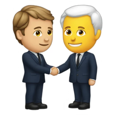 Macron amoureux sticker