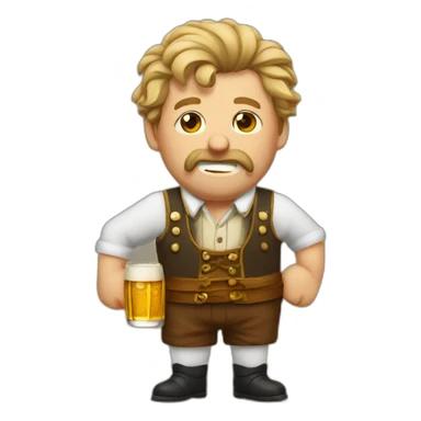 drunk bavarian sticker