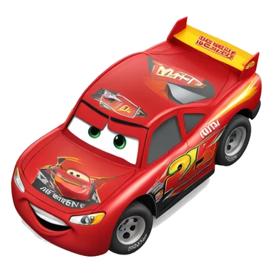 Drunk lightning McQueen sticker