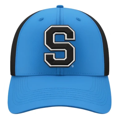 3d rendering isolated, black blue NCAA '47 Clean Up Adjustable Hat, One Size Fits All sticker