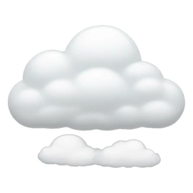 person with head in cloud.  sticker