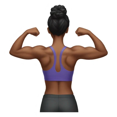 Woman Back muscles sticker