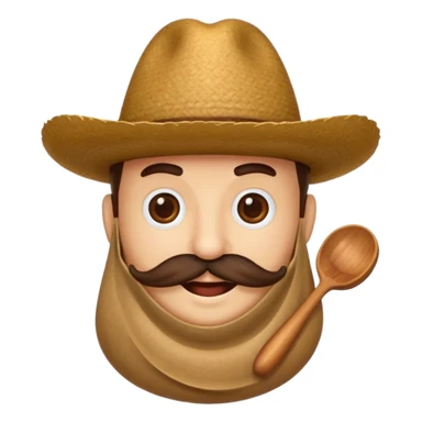 me puedes hacer un grano de café antropomorfo con bigote y sombrero 



 sticker