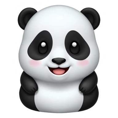 A cute ghost with panda prints all over  sticker