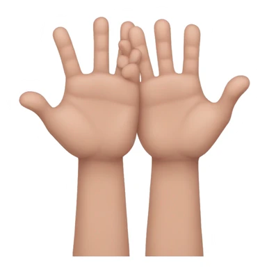 2 hands, with each pinky interlocked, aswell as both index fingers interlocked and the thumbs pressed together sticker