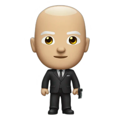 agent 47 sticker