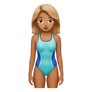 A beach girl sticker