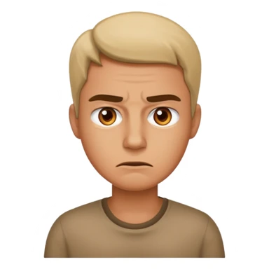 Annoyed person sticker